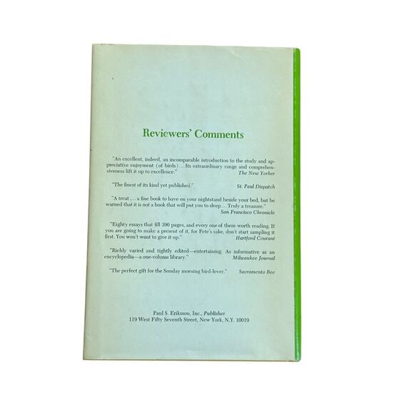A Treasury of Birdlore Joseph Wood Krutch Paul S. Eriksson HB 1962 Bird Watching - Picture 2 of 7